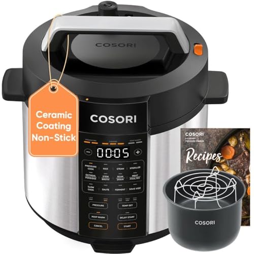 COSORI Electric Pressure Cooker with Ceramic Nonstick Pot