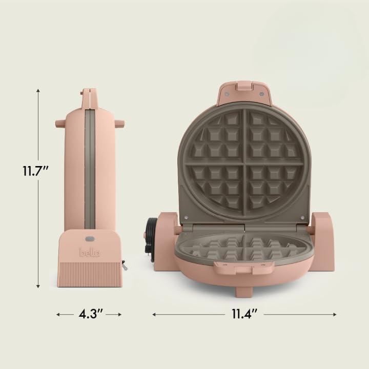bella Fits-Anywhere™ Flip-n-Store Non-Toxic, Belgian Waffle Maker