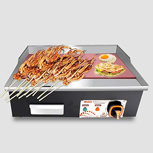 Commercial Stainless Steel Flat & Grooved Electric Griddle