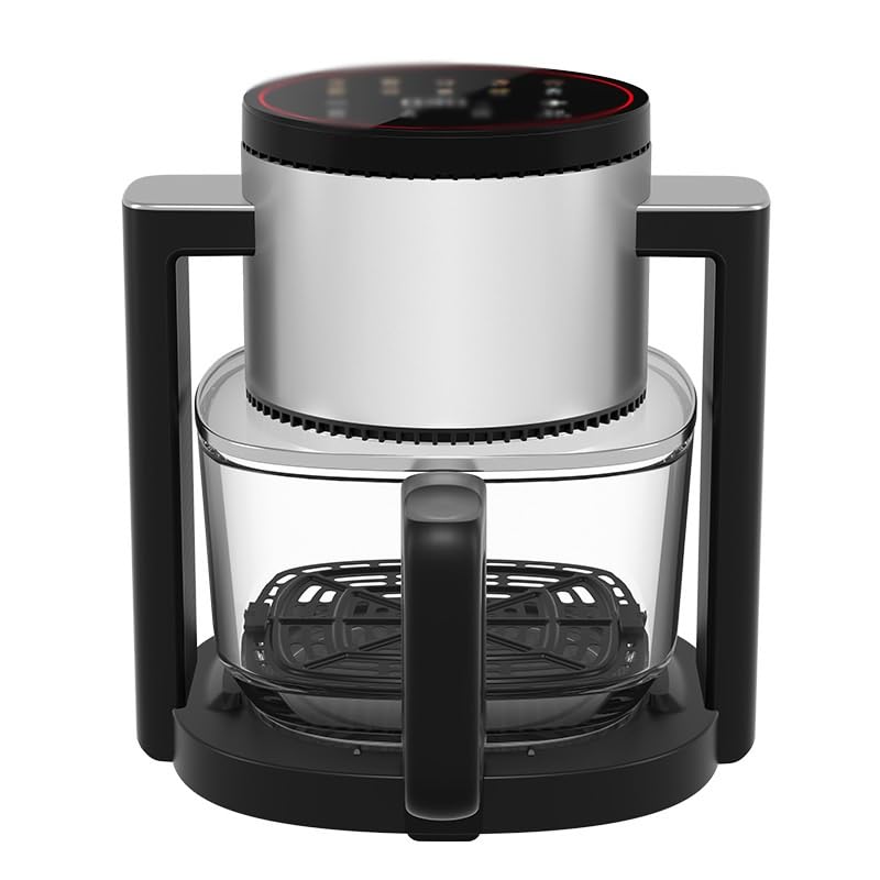 QERTYHKK Air Fryer Oven With Viewing Window Digital Airfryer With Touchscreen Non-stic