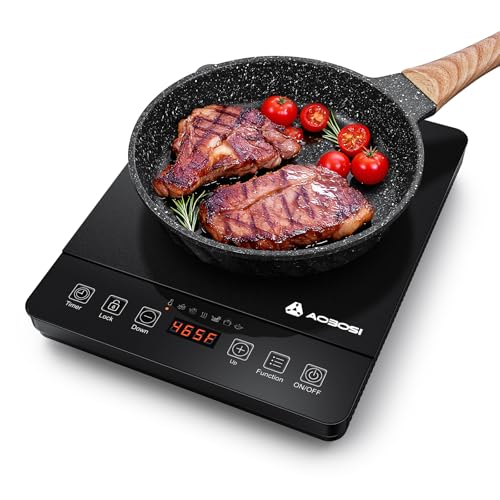 Portable Electric Induction Cooktop for Countertop Cooking