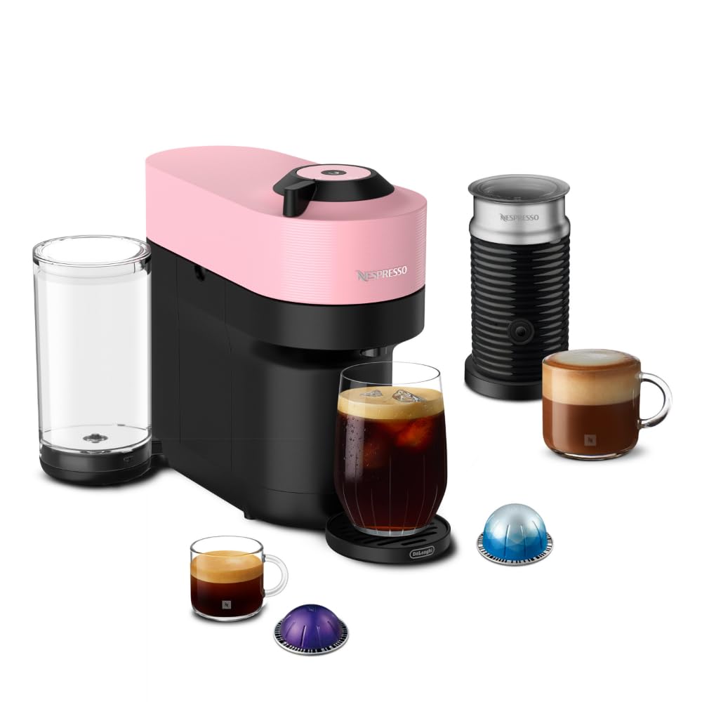 Nespresso Vertuo Pop+ Coffee and Espresso Machine by De'Longhi