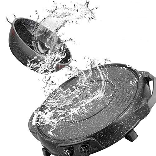 2-in-1 Electric Hot Pot & Korean BBQ Grill Combo