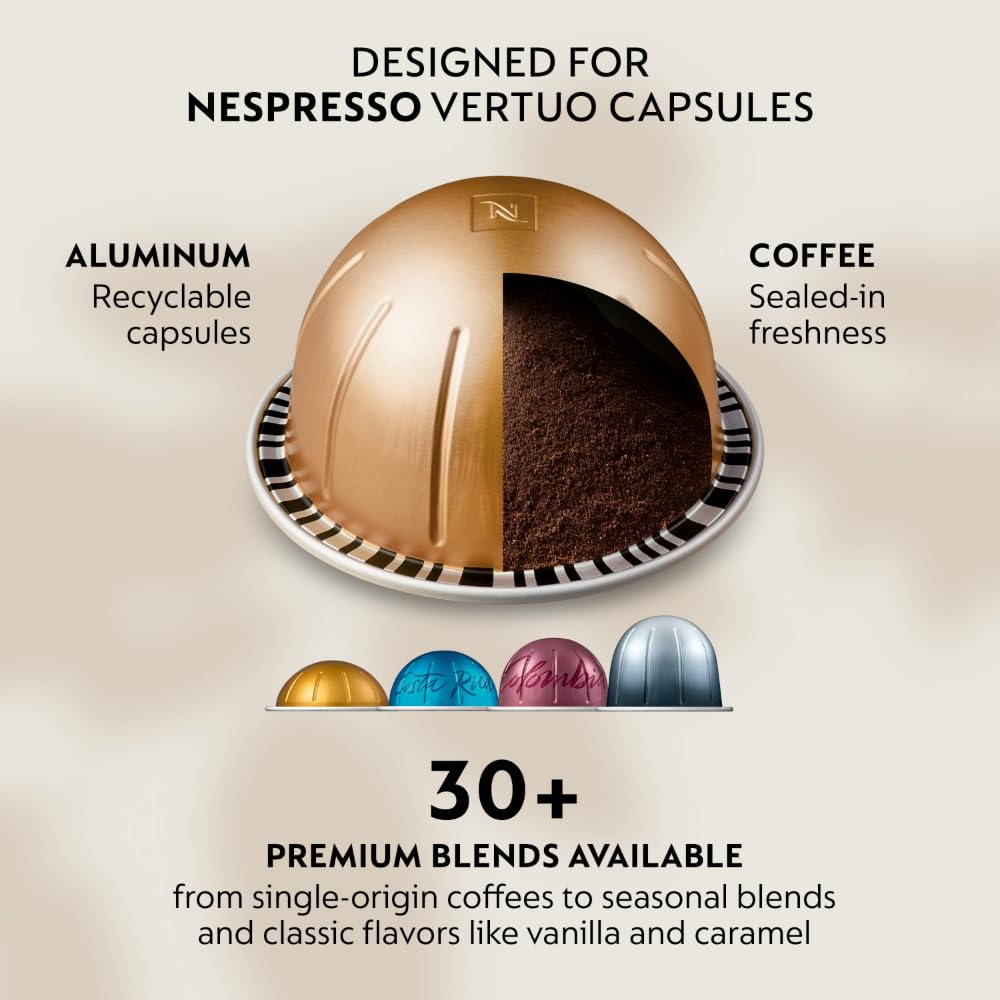 Nespresso Vertuo Pop+ Coffee and Espresso Machine by De'Longhi