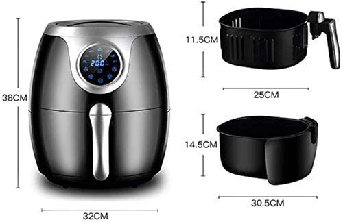 8L Digital Air Fryer Oven with 7 Presets & LED Touchscreen