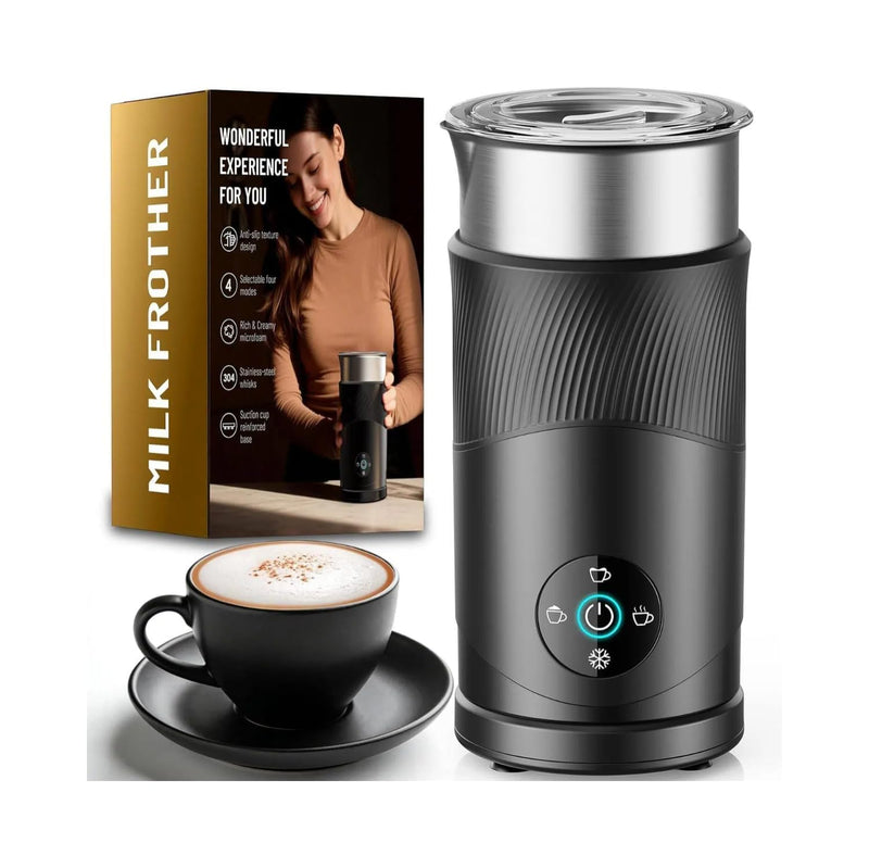Ecoflarix 350ml 4-in-1 Electric Milk Frother Hot & Cold