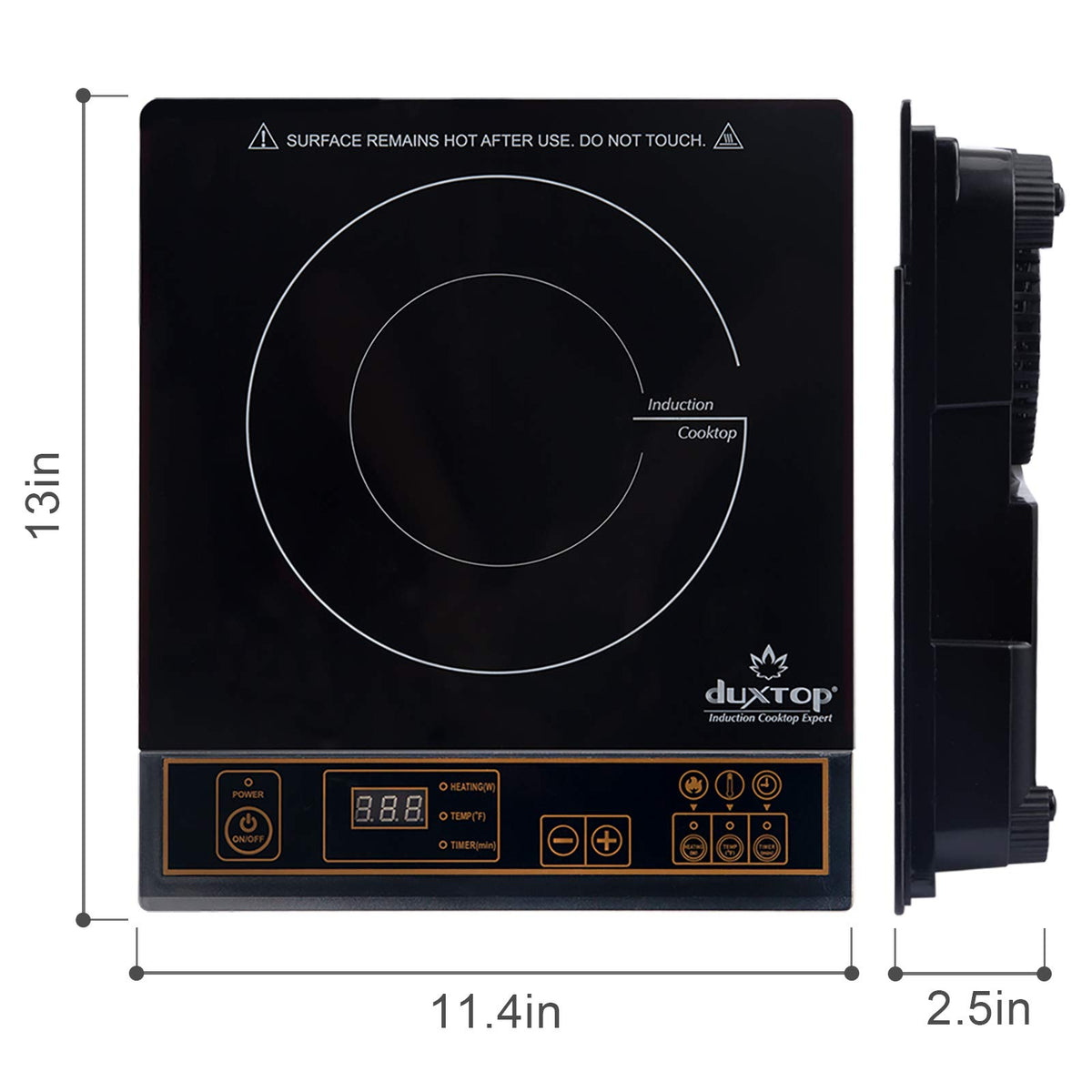 Duxtop 1800W Portable Induction Cooktop Countertop Burner