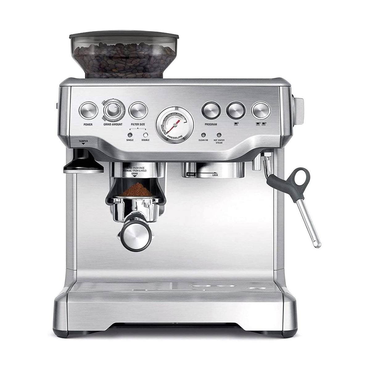 PZHANGZVH Espresso Machine Coffee Maker 15 Bar Semi-automatic Espresso Machine Milk Froth Grinding Machine for Home Removable Parts for Easy Cleaning