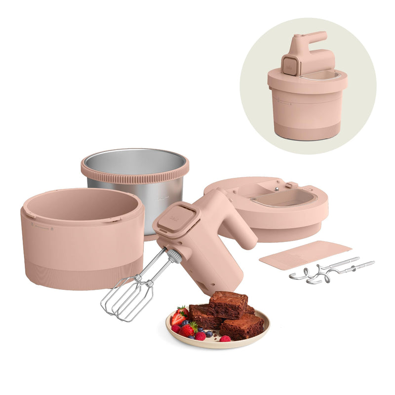 bella 3.5 Qt 2-in-1 Electric Hand & Stand Mixer with Bowl
