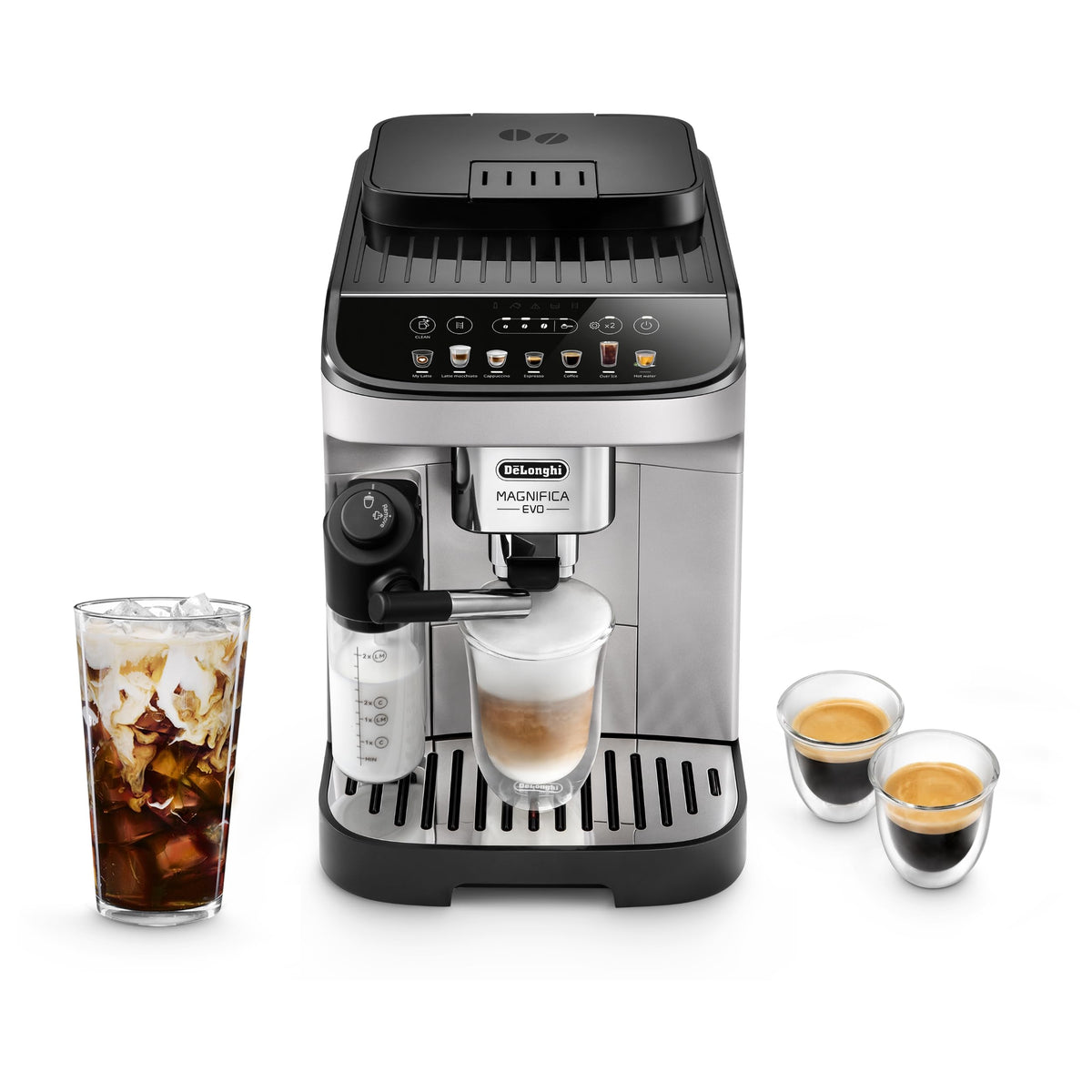 De'Longhi Magnifica Evo Automatic Espresso Machine, Milk Frother