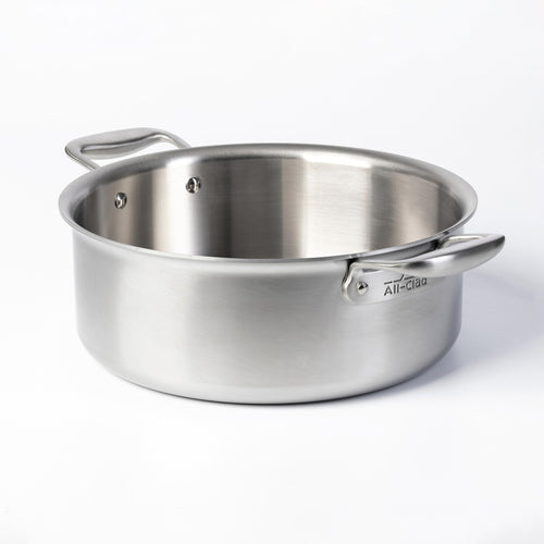 All-Clad Stainless Steel Dutch Oven Cooking Pot with Lid