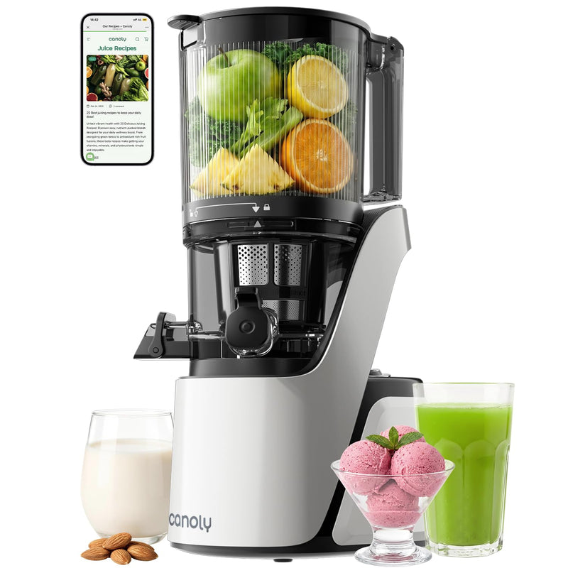 Canoly C16 3-in-1 Cold Press Juicer with 6-Inch Feed Chute