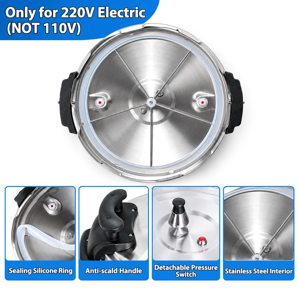 110 Volts Commercial Electric 8L-65L Pressure Cooker