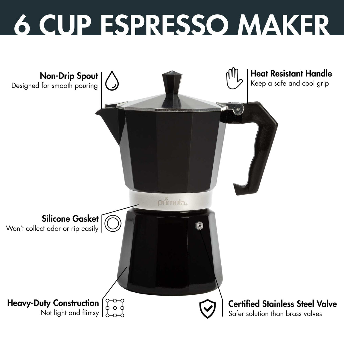 Primula Classic Stovetop Espresso and Coffee Maker