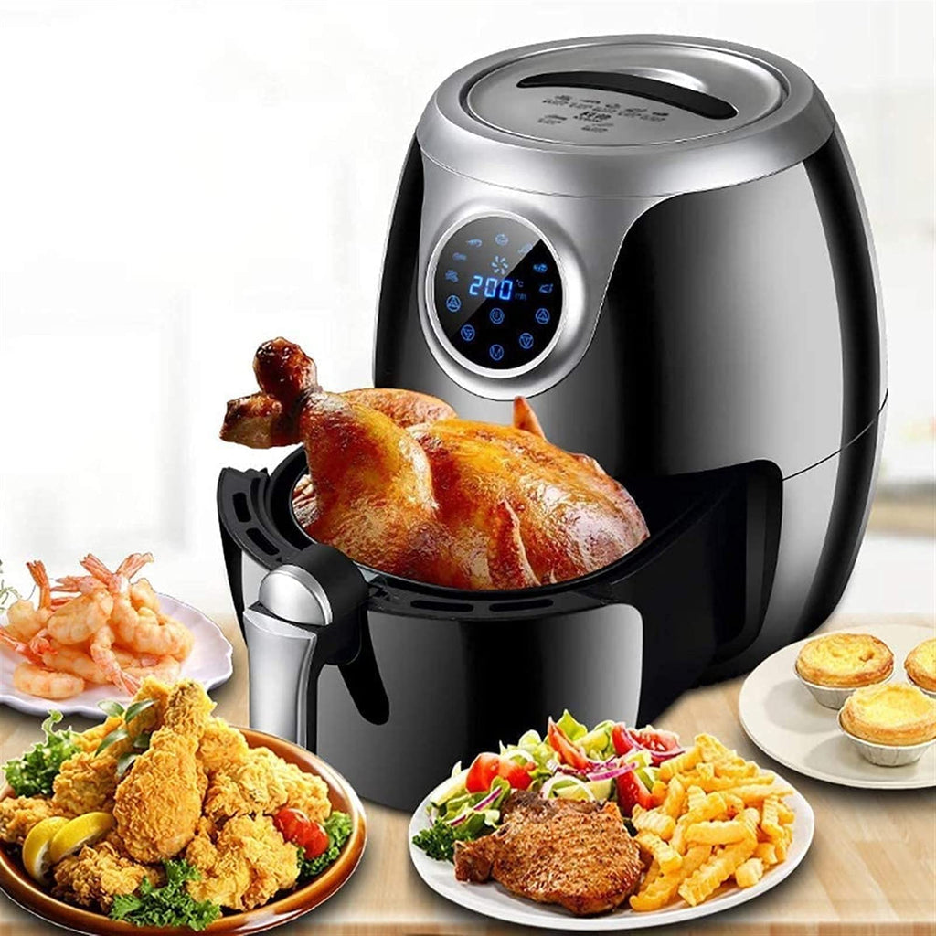 Air Fryer for Home Use 8L Fryer Oven Cooker with 7 Preset Menus,LED Digital Touchscreen, Timer and Temperature Control for Healthy Oil Free&Low Fat Cooking Aesthetic and Practical