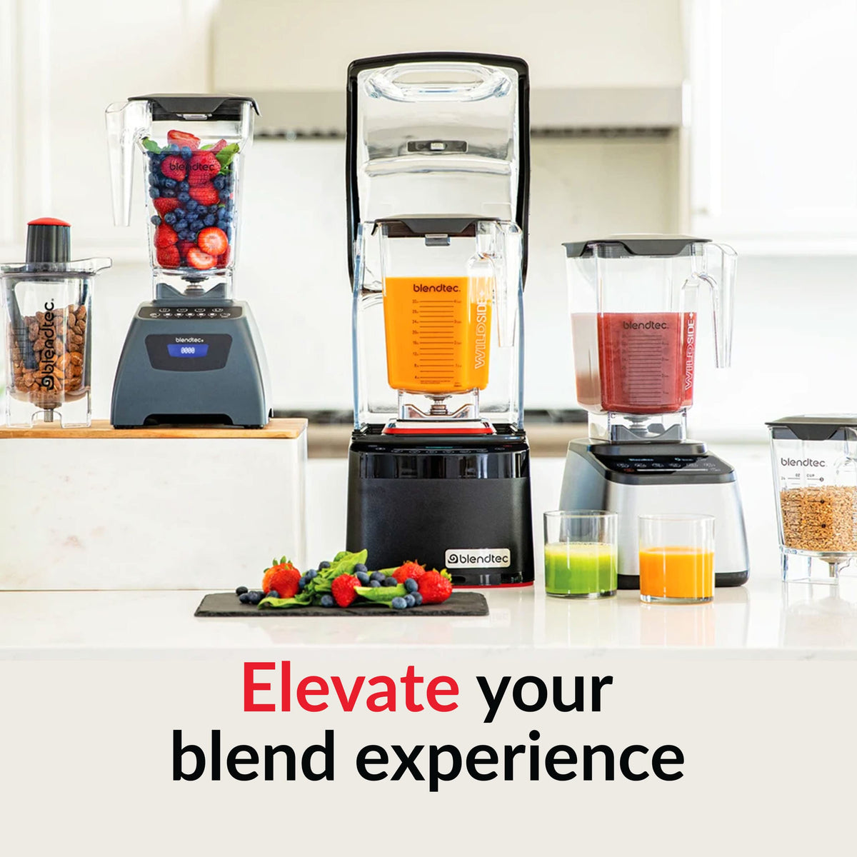 Blendtec Stealth Nitro X Commercial Blender, Blend in Cup Techology, Black