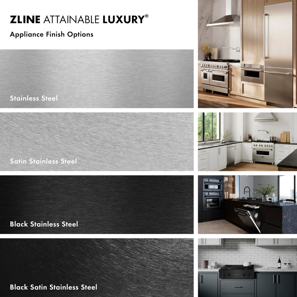 ZLINE 24 in. Marino Induction Range with 3 Element Cooktop and Electric Convection Oven