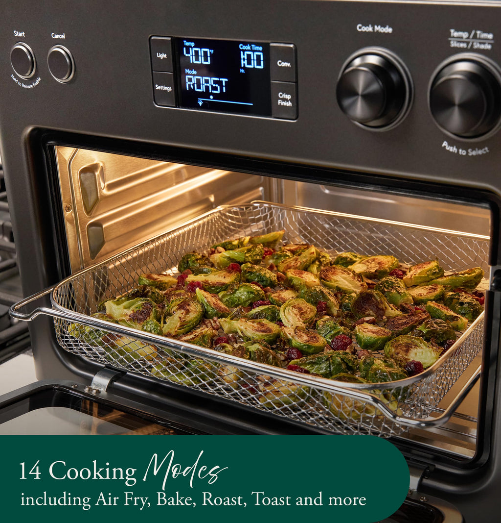 Café Couture Air Fryer Toaster Oven, 14 Modes, WiFi, Large, Crisp Finish